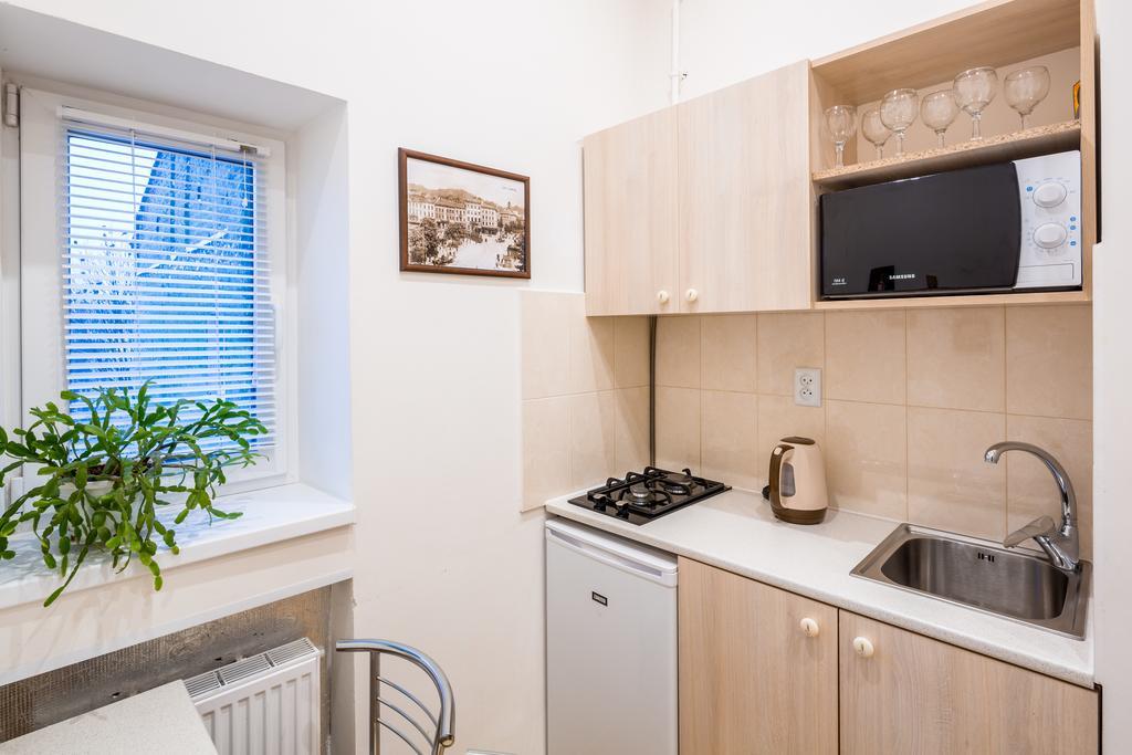 לבוב Apartment On Khmelnytskogo Street מראה חיצוני תמונה